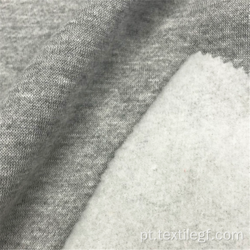 Tecido CVC de malha de lã de poliéster escovado